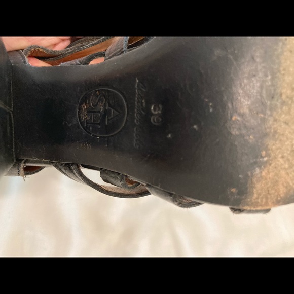 Black strappy sandals - Picture 5 of 6